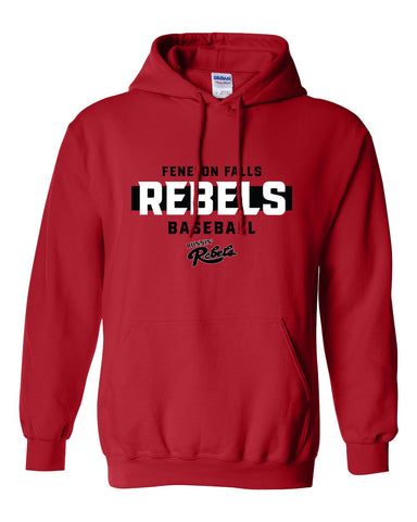 Fenelon Falls Runnin' Rebels Baseball Fleece Hoodie