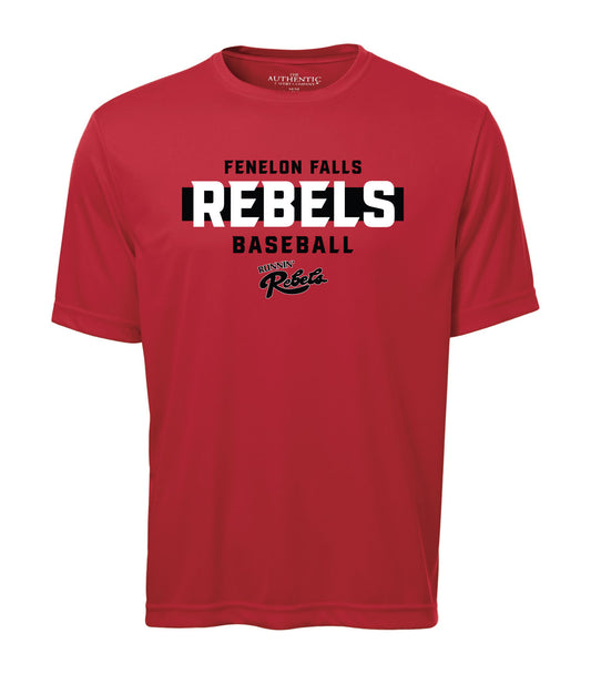 Fenelon Falls Runnin' Rebels Baseball DriFit Tee