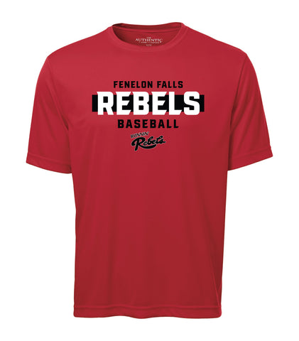 Fenelon Falls Runnin' Rebels Baseball DriFit Tee
