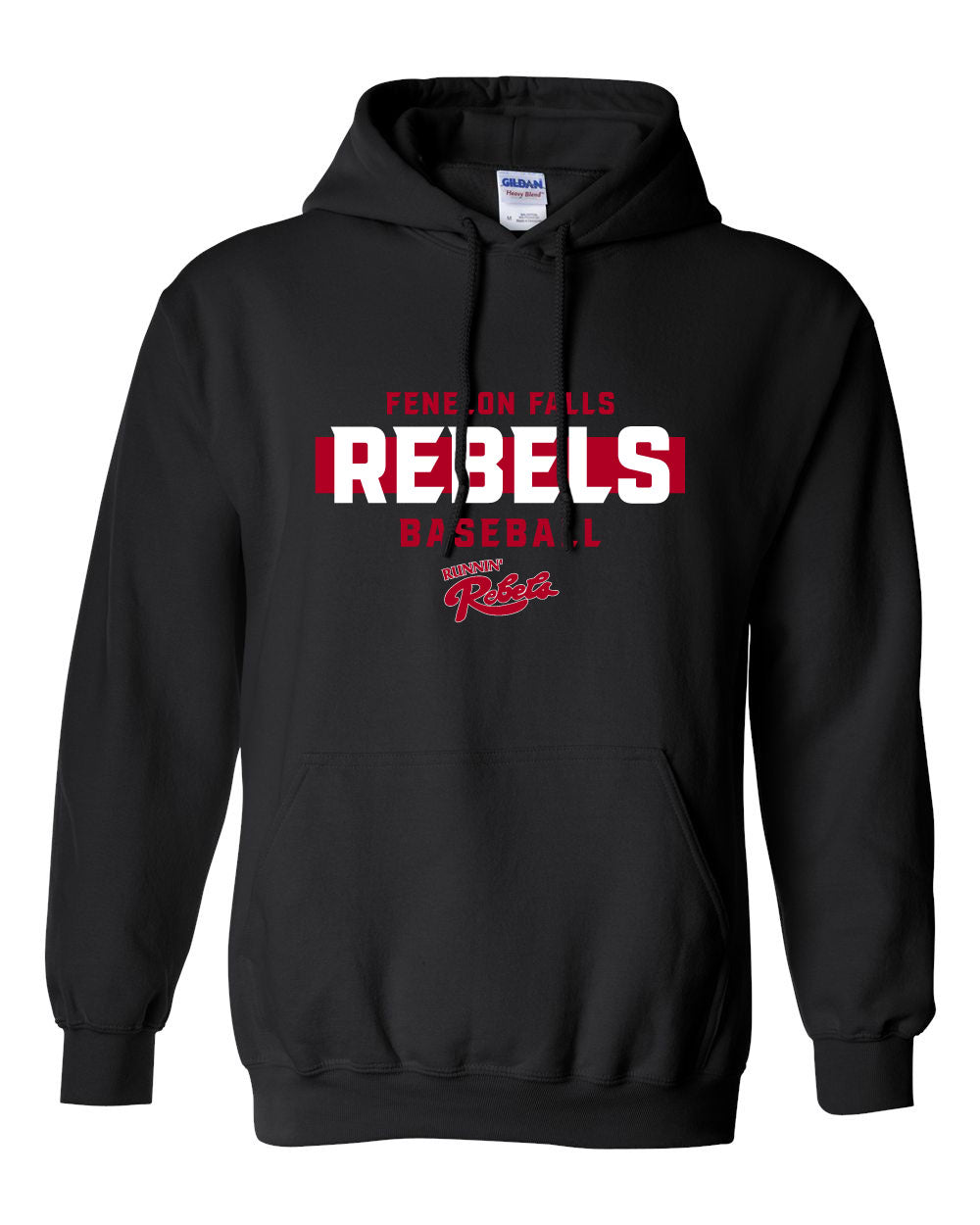 Fenelon Falls Runnin' Rebels Baseball Fleece Hoodie