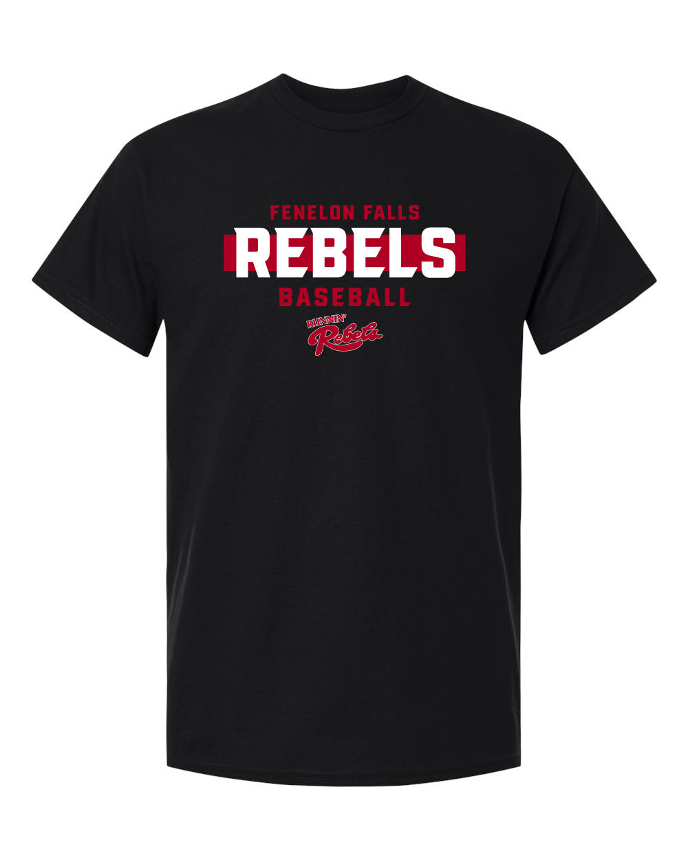 Fenelon Falls Runnin' Rebels Baseball T-Shirt