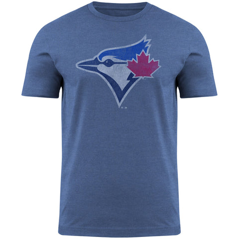 Blue Jays Primary Logo Heathered Soft Tee