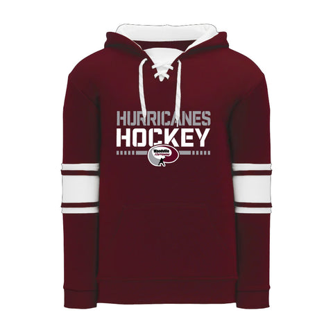 Woodville Hurricanes Team Performance Hockey Lace Hoodie