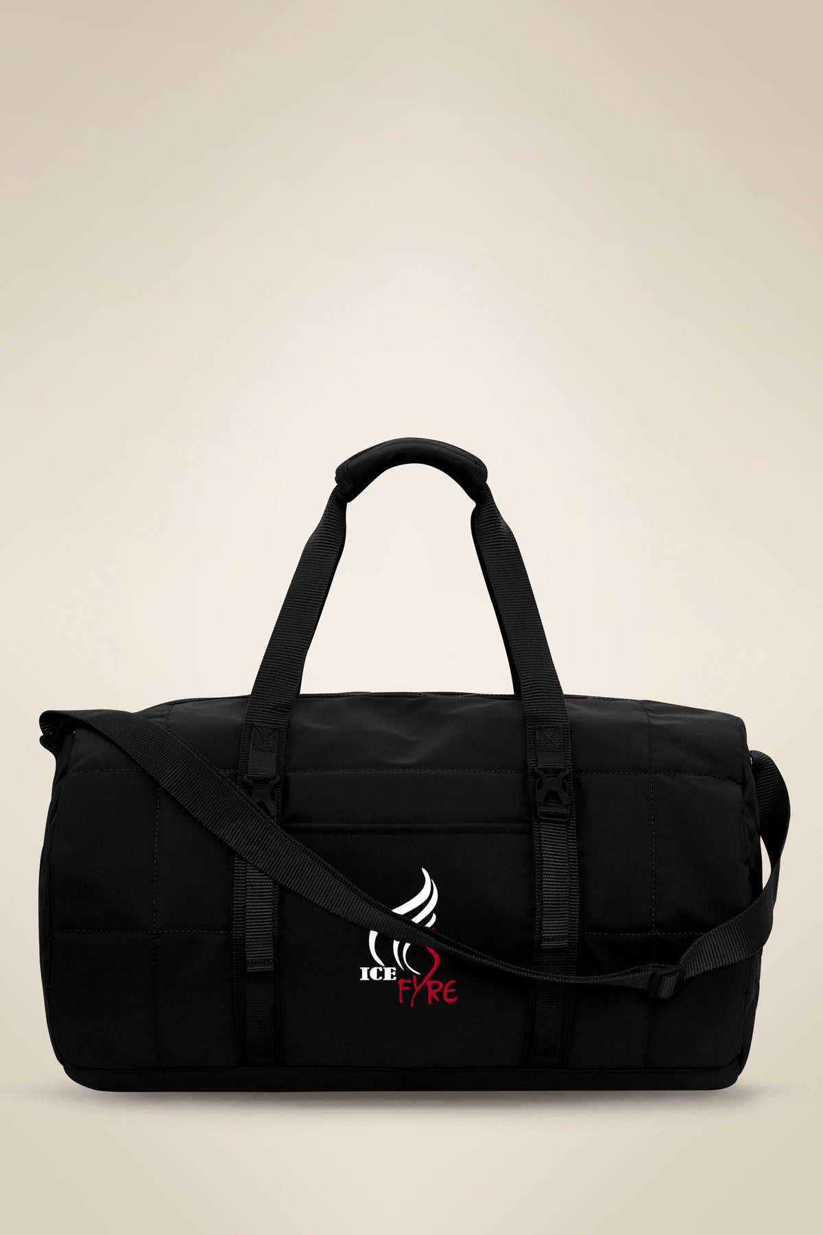 Ice Fyre Matte Quilted Duffle Bag - Printed Logo