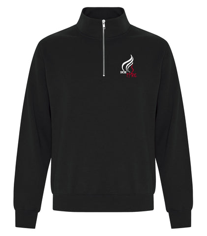 Ice Fyre Quarter Zip Sweatshirt - Embroidered Logo