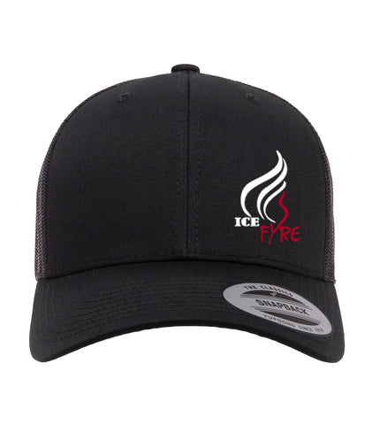Ice Fyre Retro Trucker Hat - Embroidered Logo