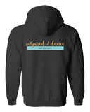 Inspired 2 Dance Zip Up Fleece Hoodie