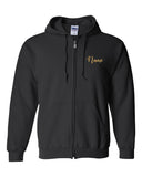 Inspired 2 Dance Zip Up Fleece Hoodie