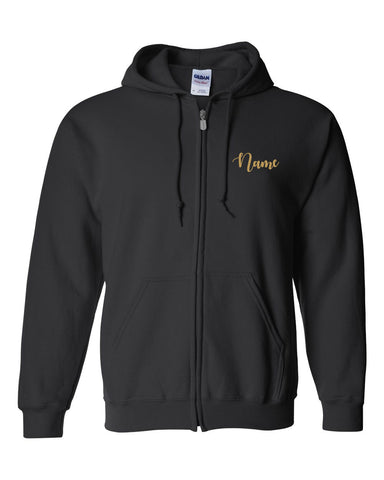 Inspired 2 Dance Zip Up Fleece Hoodie