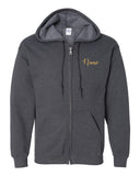 Inspired 2 Dance Zip Up Fleece Hoodie