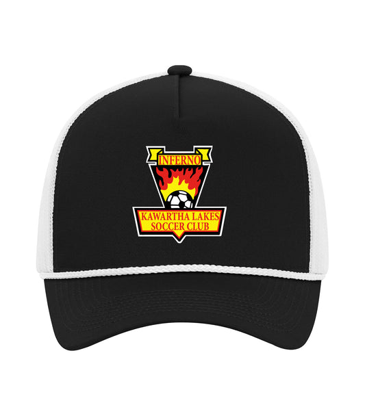 Kawartha Inferno Soccer Rope Hat Mesh Back