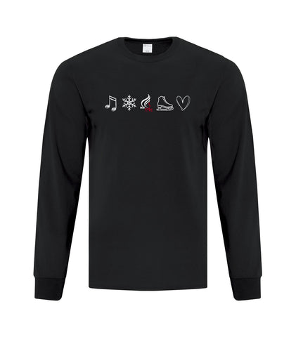 Ice Fyre Little Icons Long Sleeve Tee - Adult