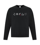 Ice Fyre Little Icons Crewneck Sweatshirt - Adult