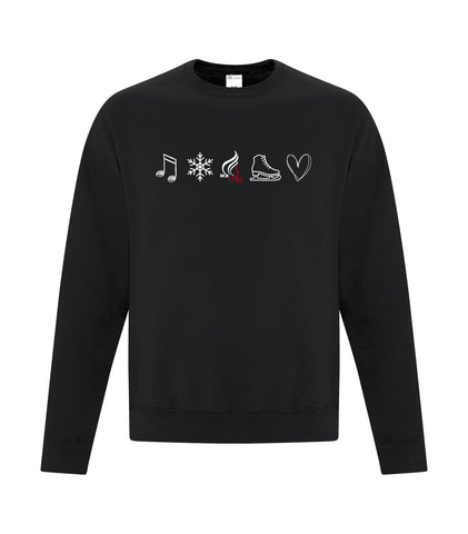 Ice Fyre Little Icons Crewneck Sweatshirt - Adult
