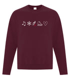 Ice Fyre Little Icons Crewneck Sweatshirt - Adult