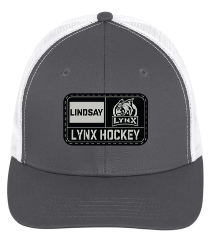 Lindsay Lynx Mesh Back Hat - Patch (Rectangle)