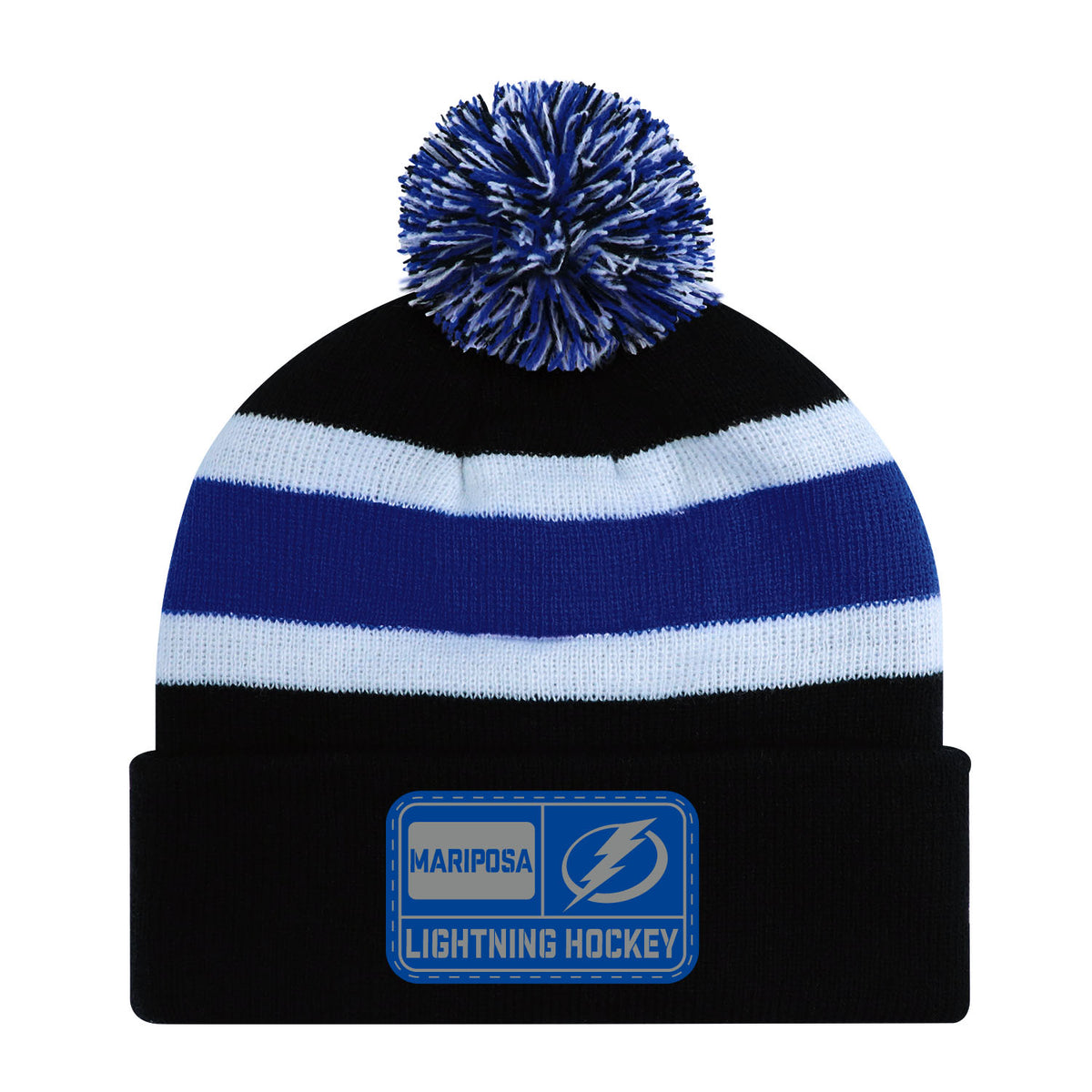 Lightning Pom Pom Toque - Patch (Rectangle)