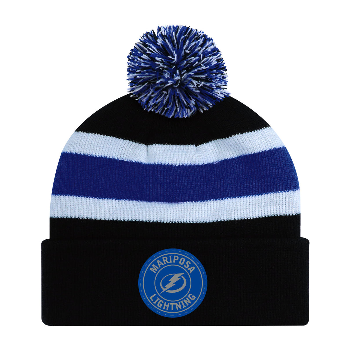 Lightning Pom Pom Toque - Patch (Round)