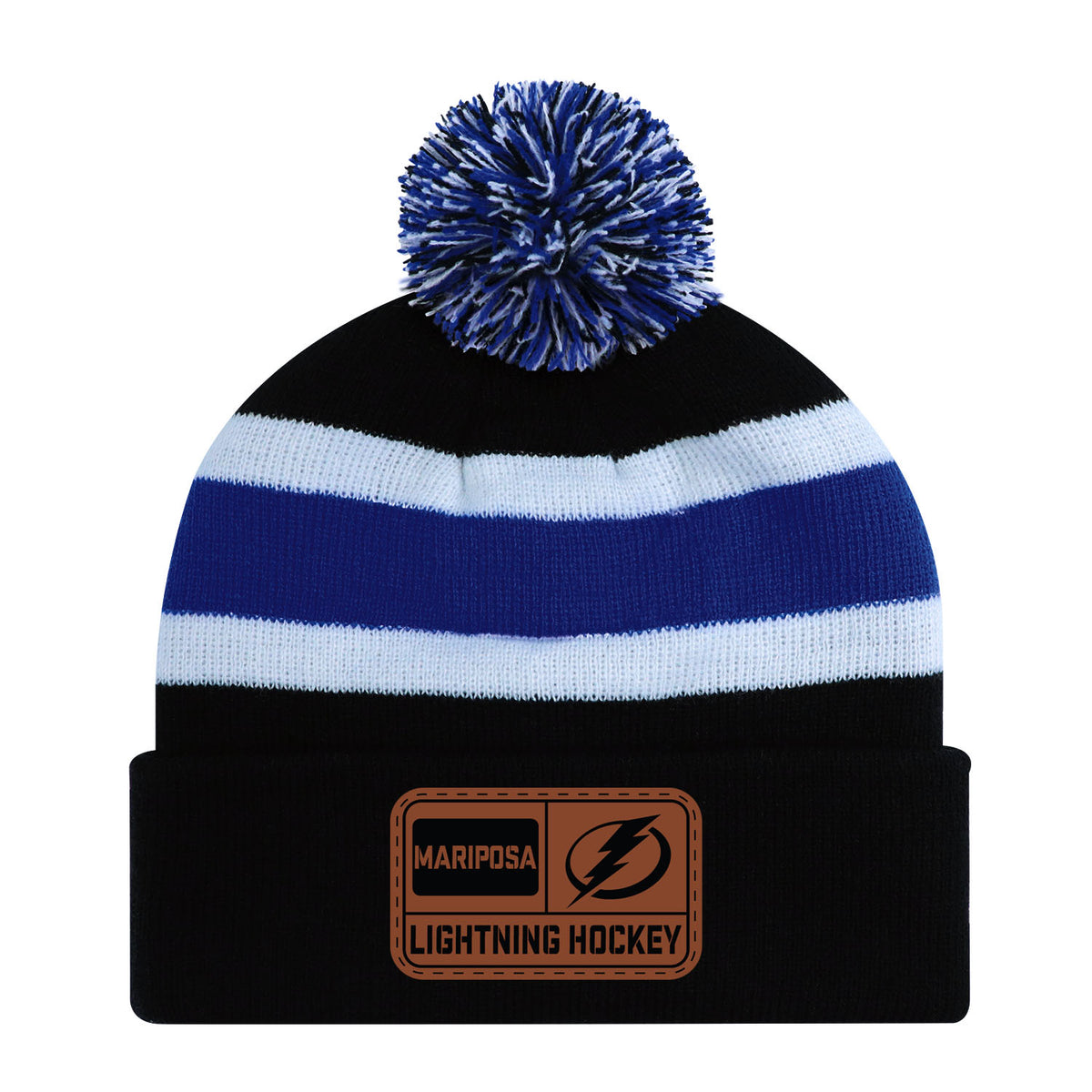 Lightning Pom Pom Toque - Patch (Rectangle)
