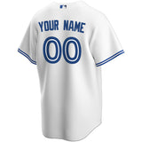 Men's Toronto Blue Jays Nike White Replica Custom Jersey - (CUSTOMIZED)