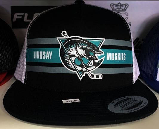 *NEW* Five Panel Team Mesh Back Hat - Muskies