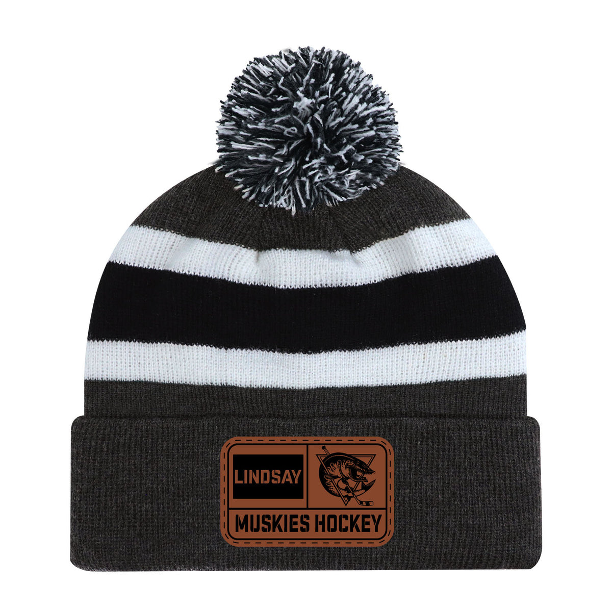 Muskies Pom Pom Toque - Patch (Rectangle)