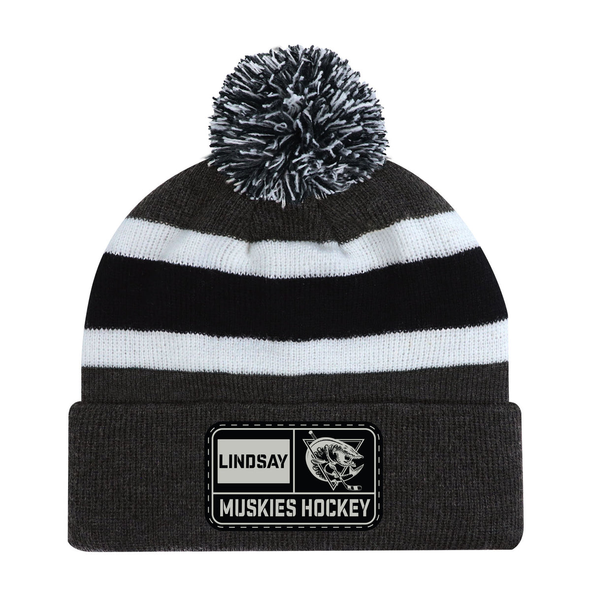 Muskies Pom Pom Toque - Patch (Rectangle)