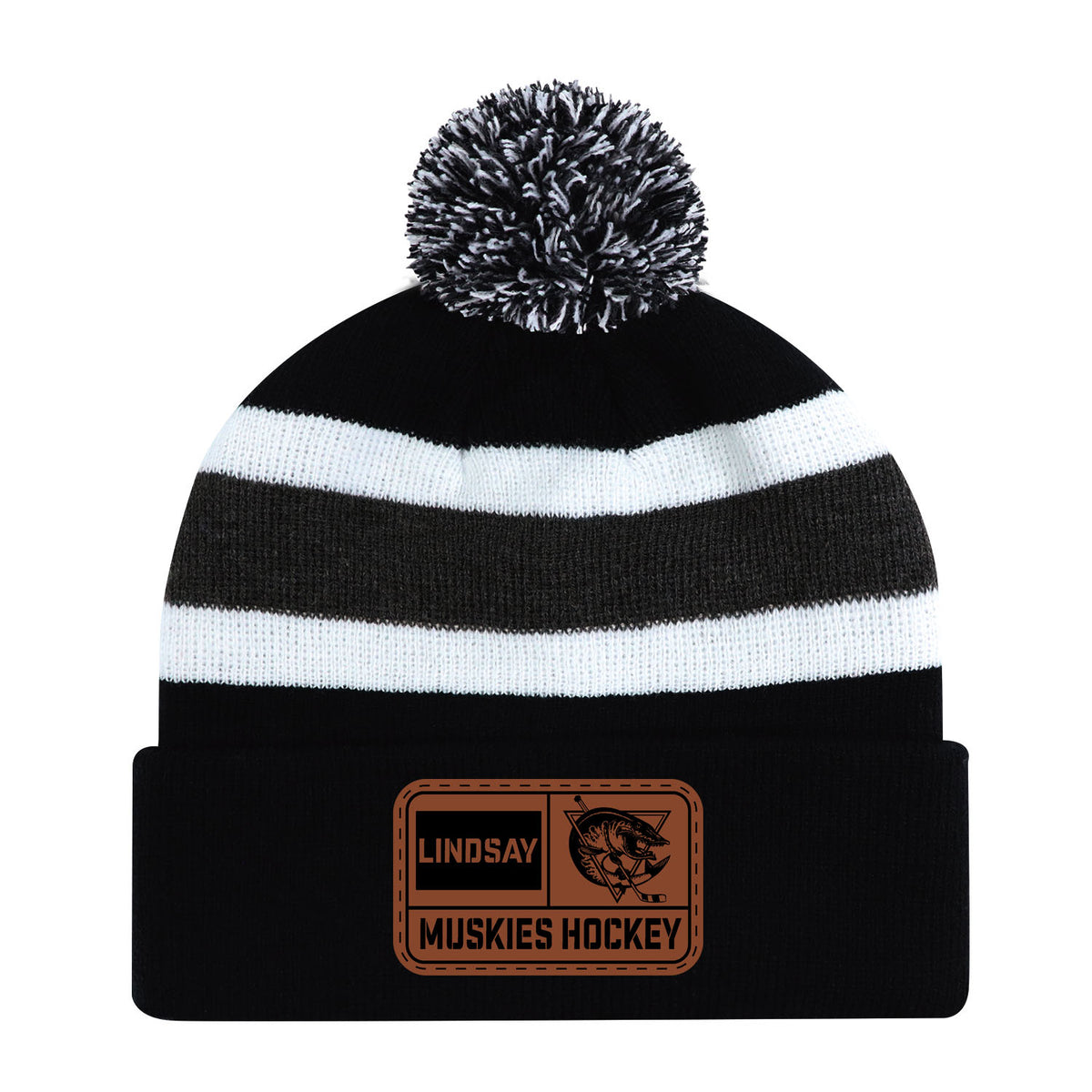 Muskies Pom Pom Toque - Patch (Rectangle)