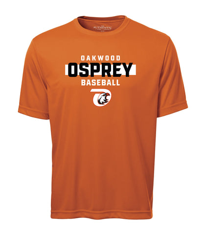 Oakwood Osprey Baseball DriFit Tee