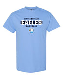 Little Britain Eagles Baseball T-Shirt