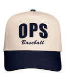 Ops Five-Panel Twill Hat - Embroidered