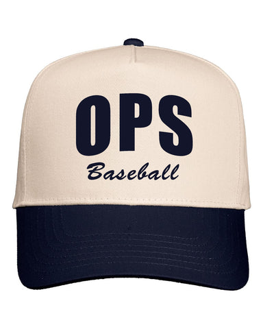 Ops Five-Panel Twill Hat - Embroidered