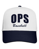 Ops Five-Panel Twill Hat - Embroidered