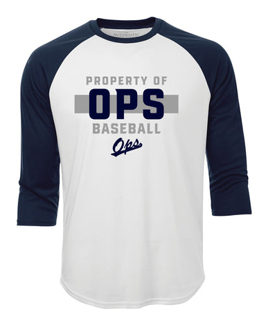 Ops Baseball 3/4 Sleeve Performance Tee