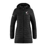 Woodville Wolves Lightweight Puffy Full Length Jacket - Ladies