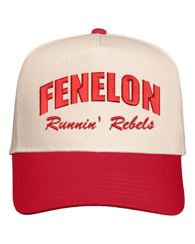 Fenelon Falls Runnin' Rebels Five-Panel Twill Hat - Embroidered
