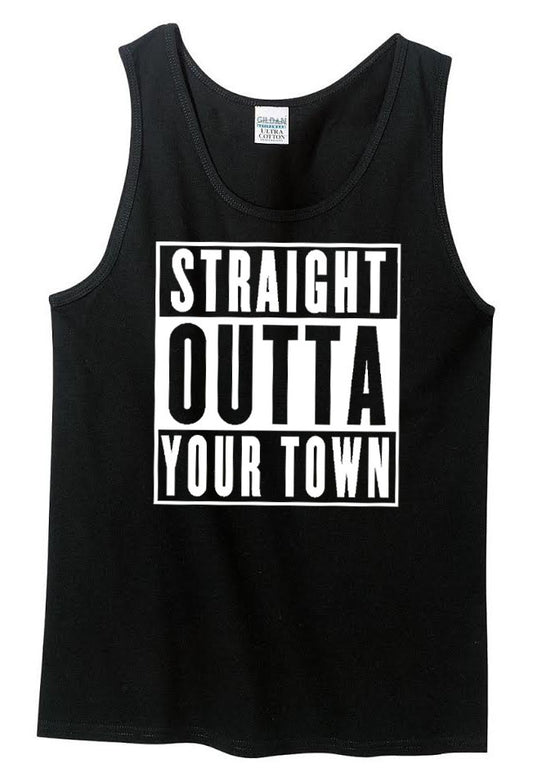 *Custom* Straight Outta Somewhere Tank Top