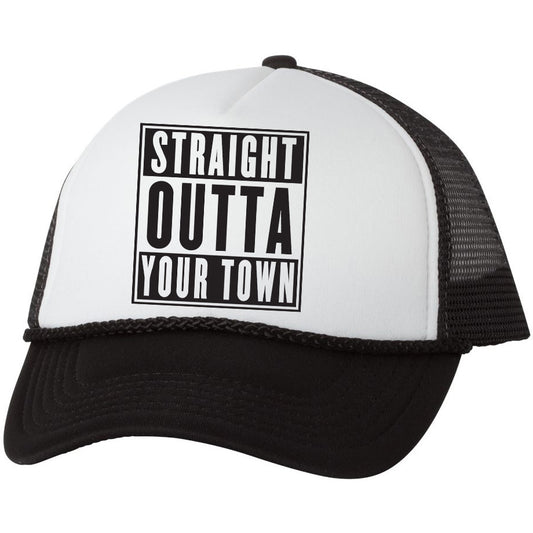 *Custom* Straight Outta Somewhere Trucker Mesh Back