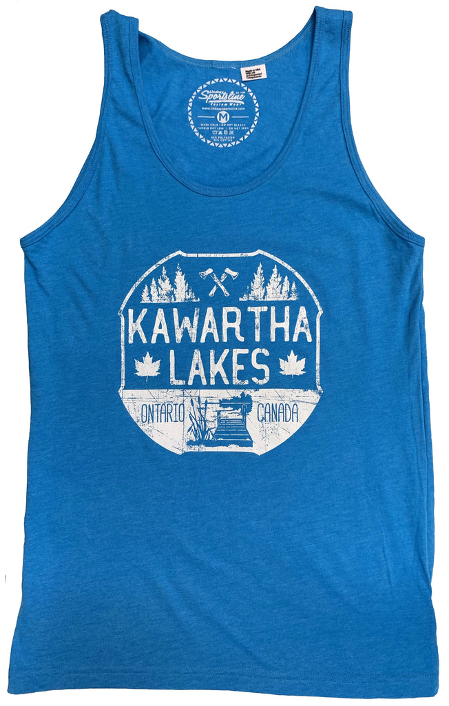 Kawartha Lakes Vintage Tank Top Lindsay Sportsline Custom Wear