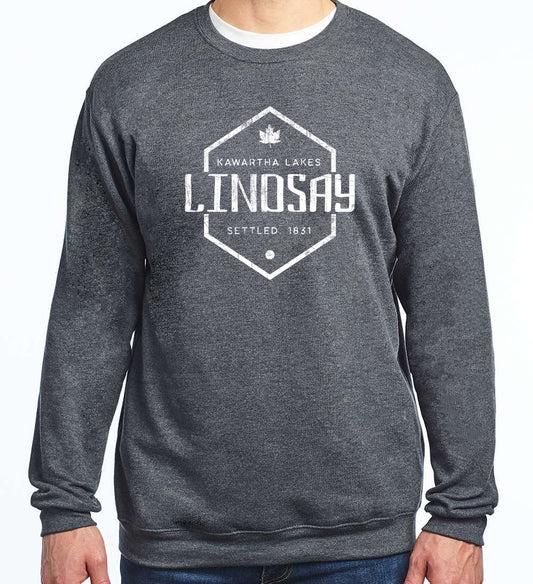 Lindsay Settled 1831 - Kawartha Lakes Crewneck Sweatshirt