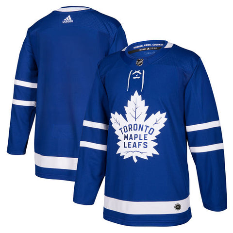 Toronto Maple Leafs adidas Adult Blue Home Authentic Blank Jersey