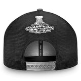 Men's St. Louis Blues Fanatics Branded Gray/Black 2019 Stanley Cup Champions - Locker Room Adjustable Hat