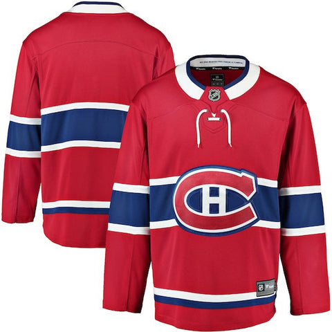 Montreal Canadiens Fanatics Branded Red Breakaway - Blank Jersey
