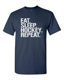 Eat Sleep Hockey Repeat Tee