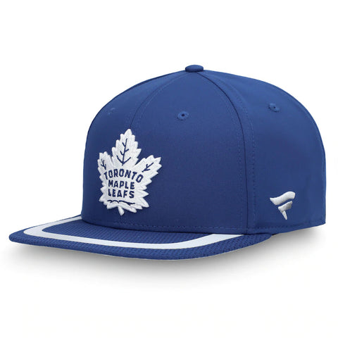 Toronto Maple Leafs Fanatics Branded 2020 NHL Draft Authentic Pro Snapback Adjustable Hat - Blue/White