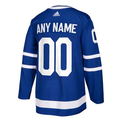 Toronto Maple Leafs adidas Adult Blue Home Jersey (CUSTOMIZED) Lindsay Sportsline Custom Wear Toronto Maple Leafs adidas Adult Blue Home Jersey (CUSTOMIZED) Lindsay Sportsline Custom Wear