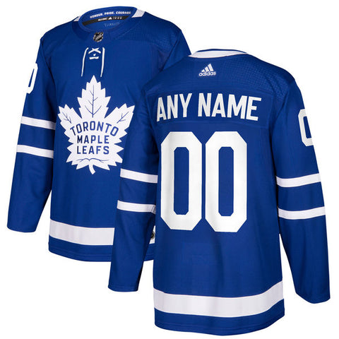 Toronto Maple Leafs adidas Adult Blue Home Jersey (CUSTOMIZED)