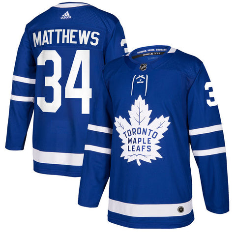 Toronto Maple Leafs Auston Matthews adidas Blue Authentic Player Jersey
