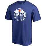 Edmonton Oilers Fanatics Branded Primary Logo T-Shirt - Navy
