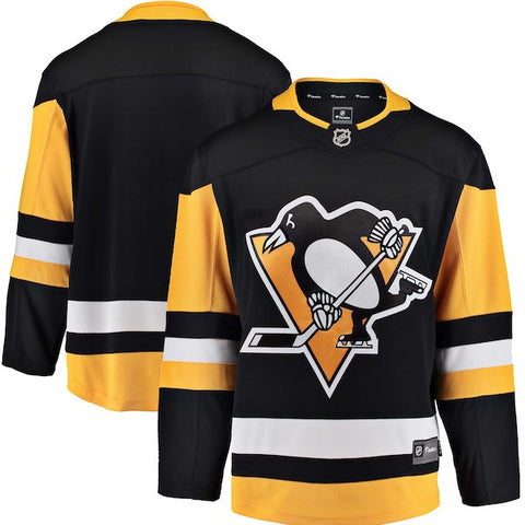 Pittsburgh Penguins Fanatics Branded Black Breakaway - Blank Jersey